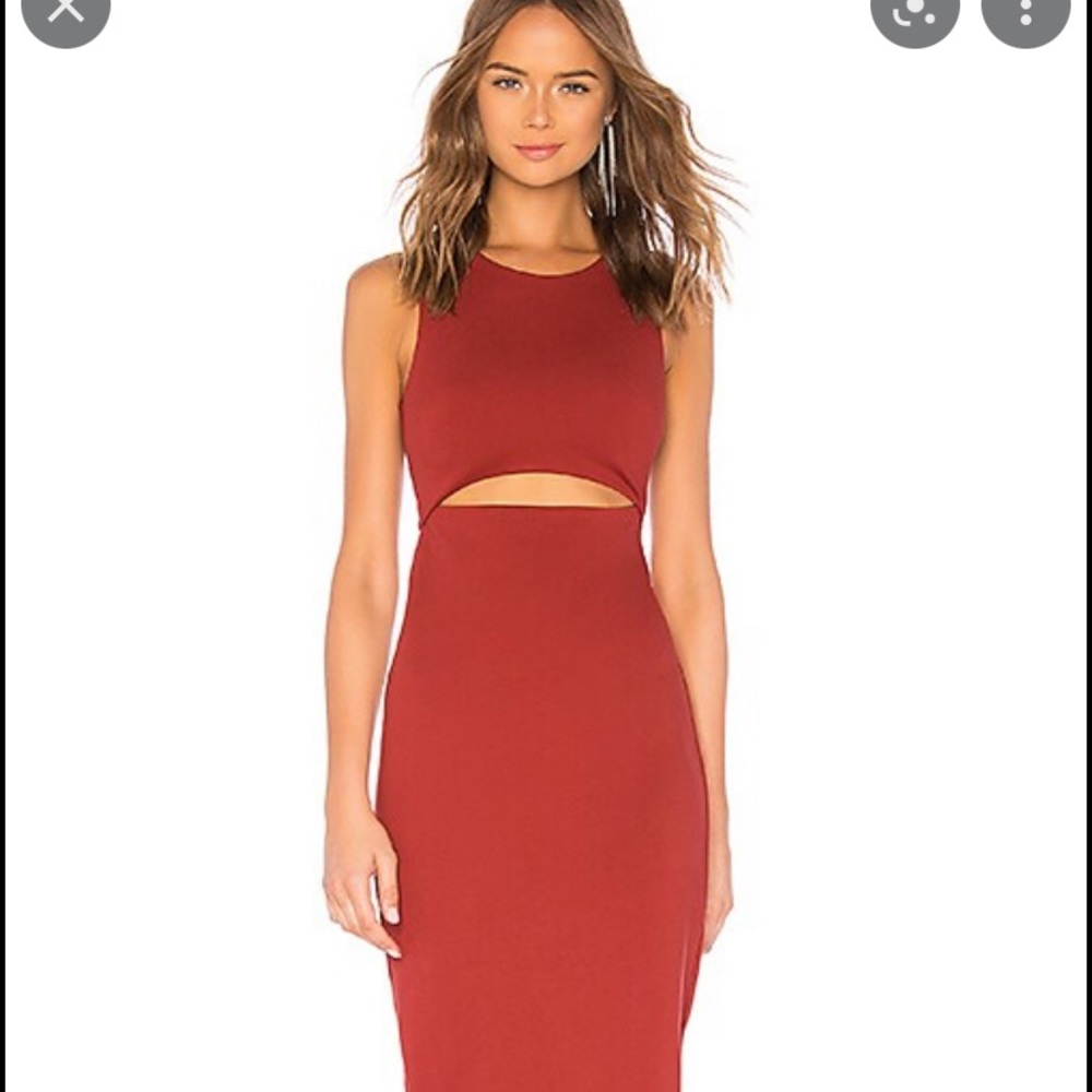 Jonna Maxi Dress in Earthy Rust